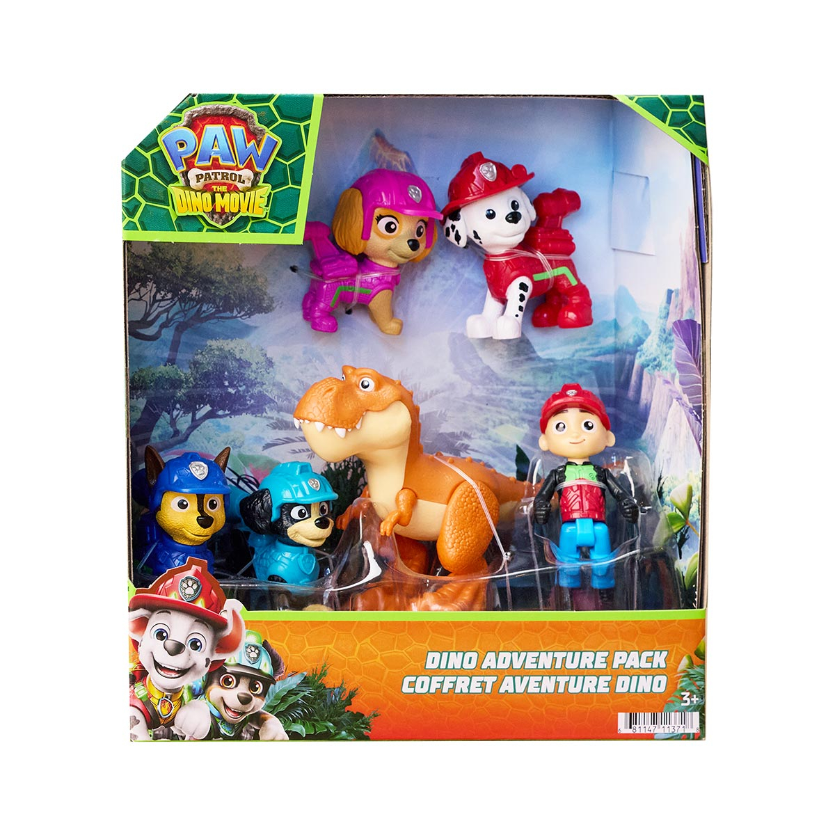 6 Bonecos - Patrulha Canina: Uma Aventura Dino 6 Bonecos - Patrulha Canina: Uma Aventura Dino