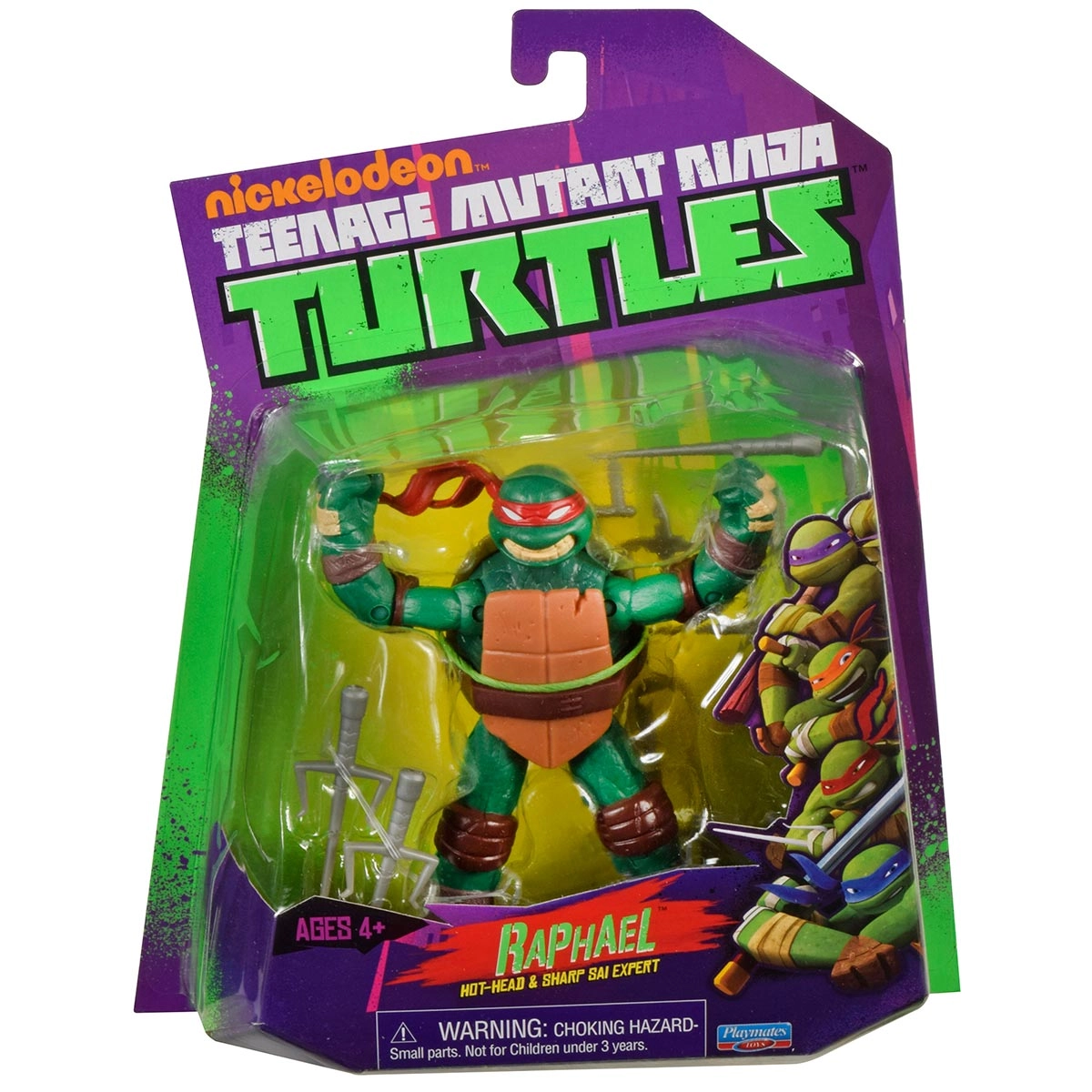As Tartarugas Ninja - Boneco Classico Raphael Com Acessorios