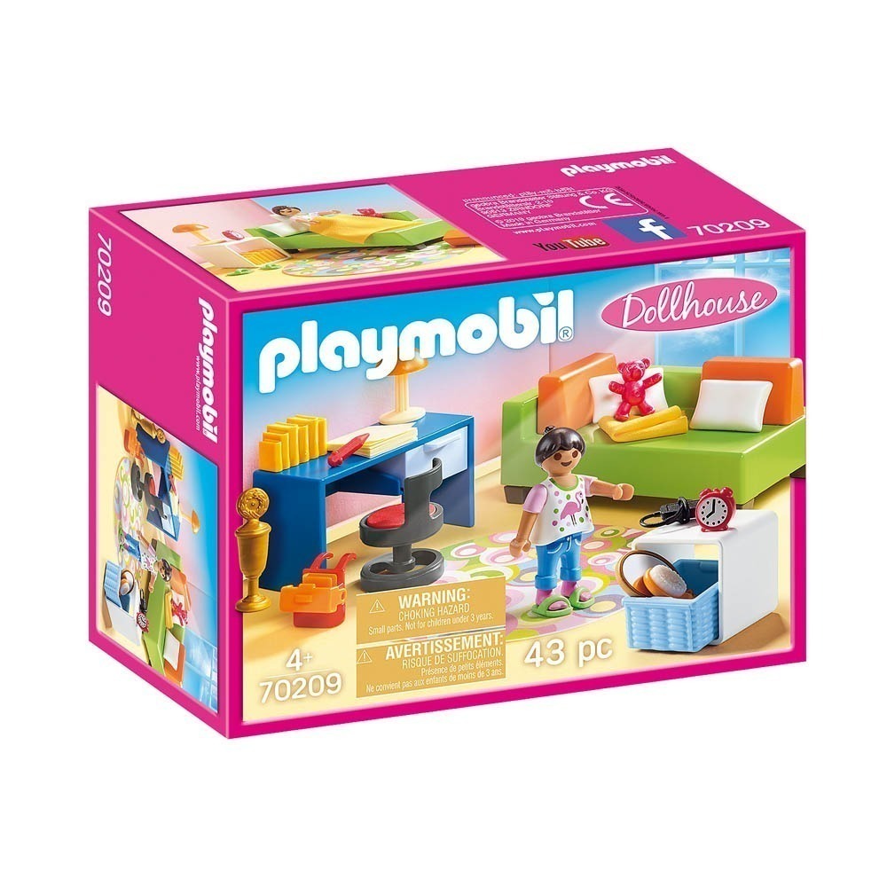 Playmobil - Quarto do Adolescente - Dollhouse - 70209