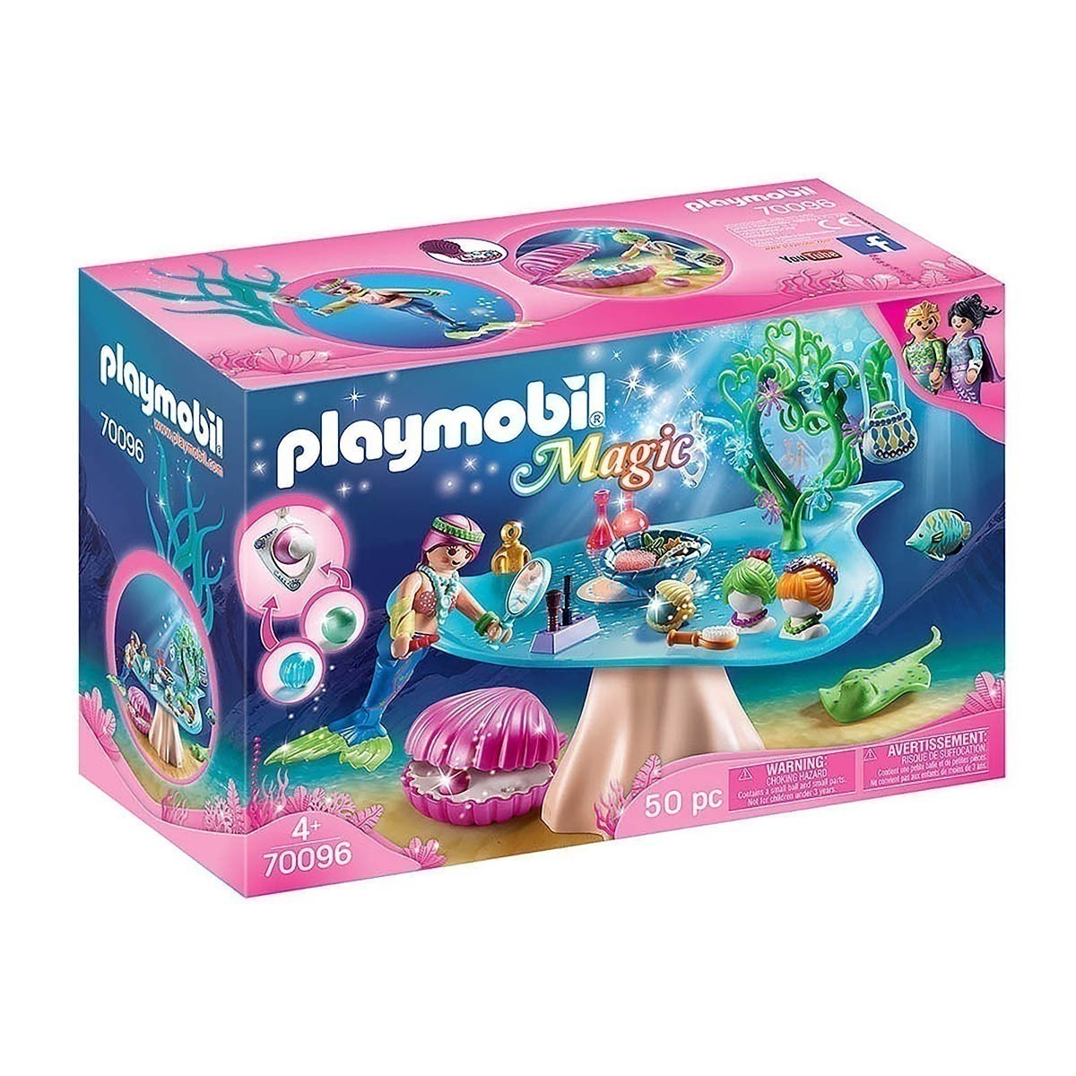 Playmobil - Salão De Beleza Com Concha E Pérolas - Magic - 70096