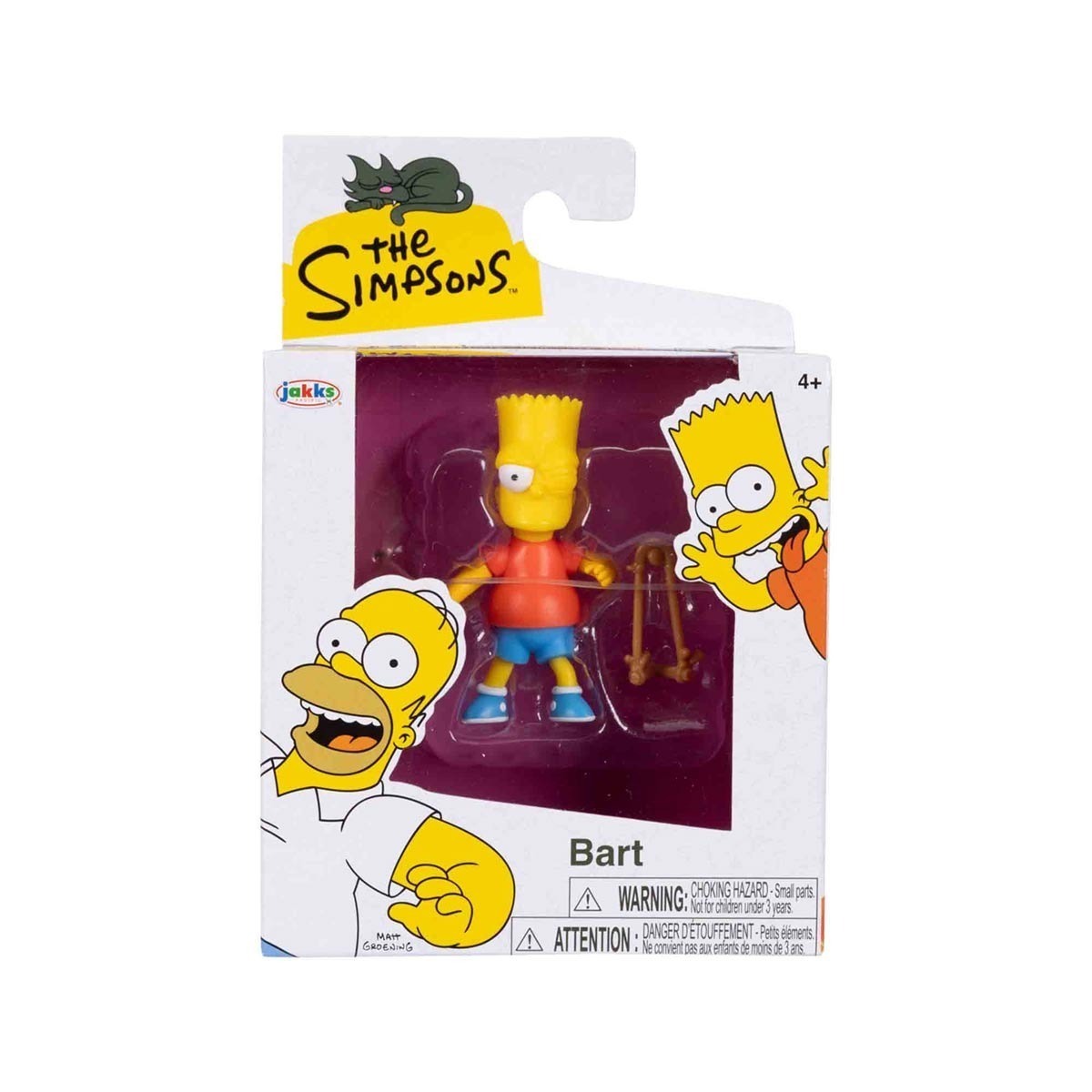 Boneco Articulado Bart de 5cm com Estilingue - Os Simpsons