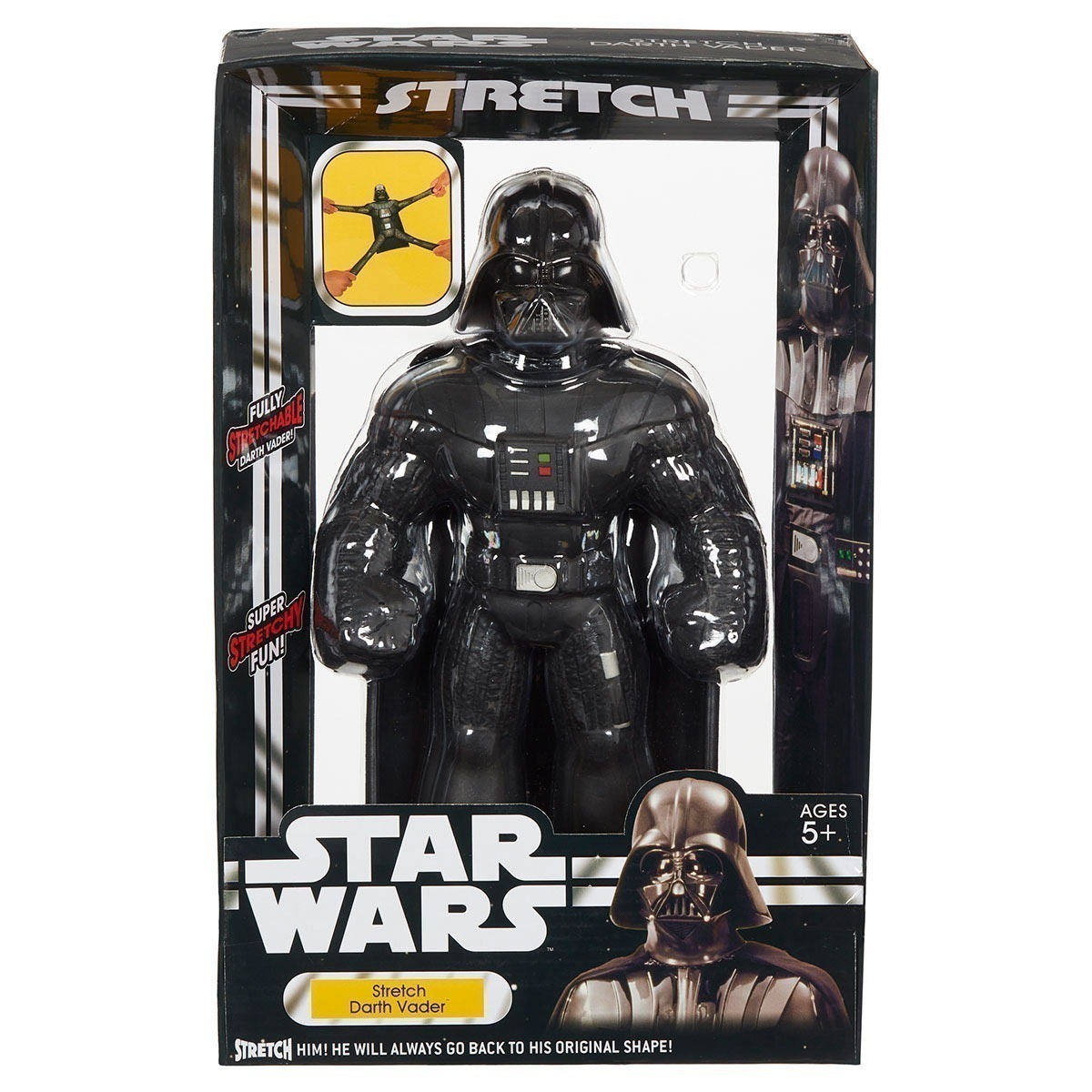 Stretch - Boneco Star Wars Elático 25Cm - Darth Vader