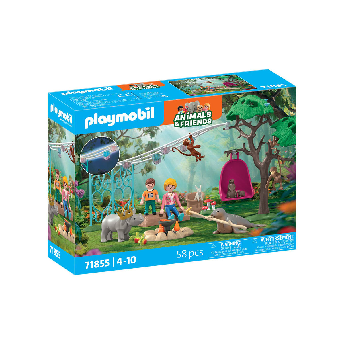 Festa de Aniversário Divertida - Playmobil Animals & Friends 71855