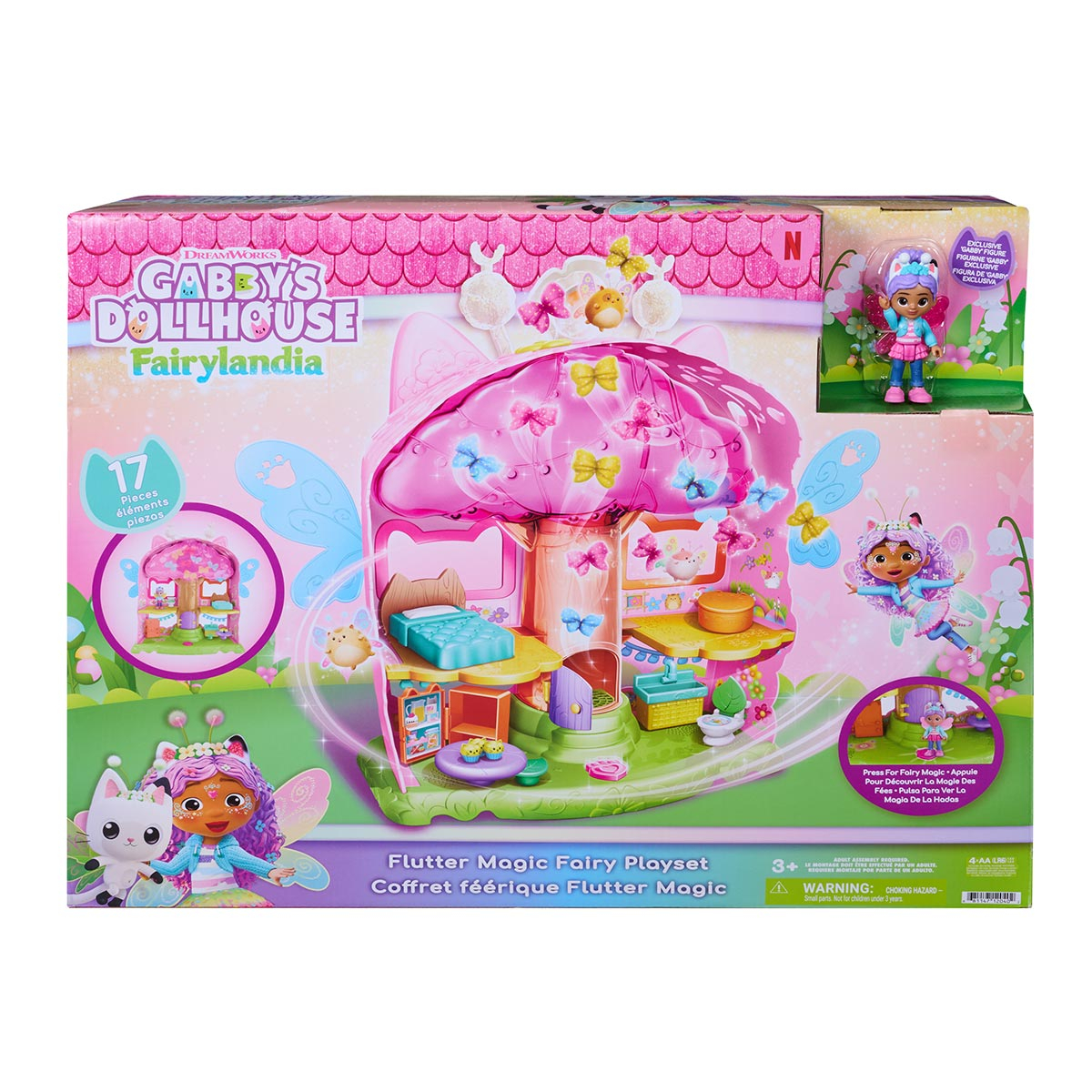 Playset Magia da Kitty Fairy com Boneca - Gabby's Dollhouse