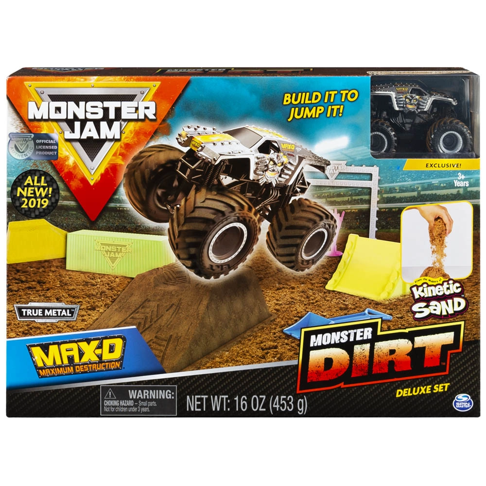 Monster Jam - Playset Com Massaareia E Carrinho - Max-D