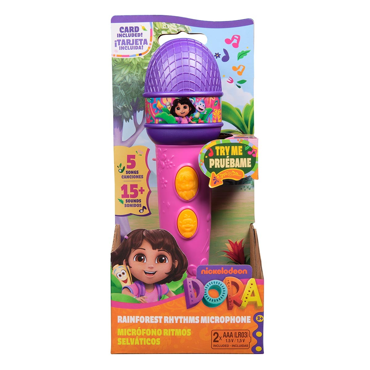 Dora Aventureira - Microfone 19cm Com Sons