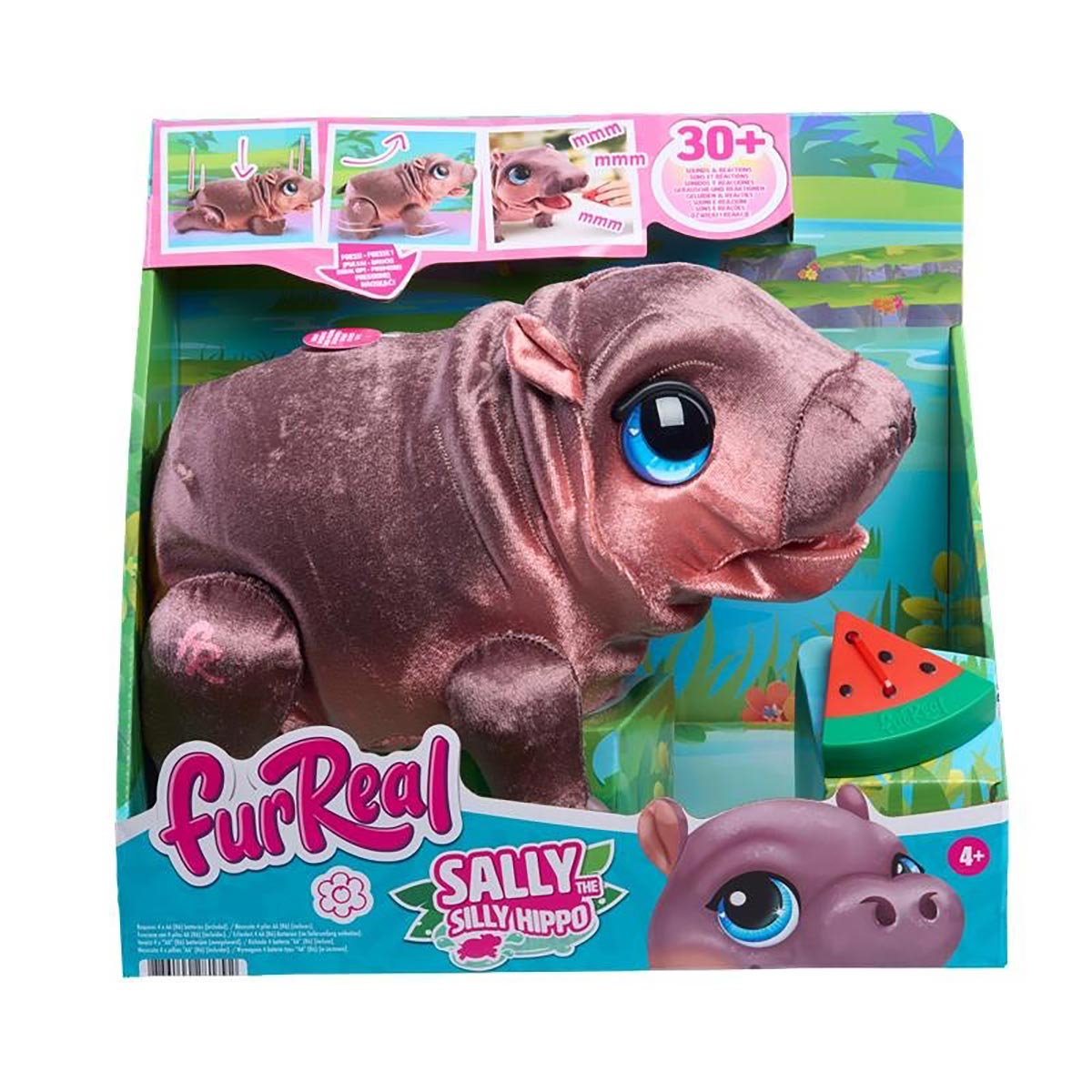 Pelúcia Interativa Hipopótamo Sally - Fur Real Pelúcia Interativa Hipopótamo Sally - Fur Real
