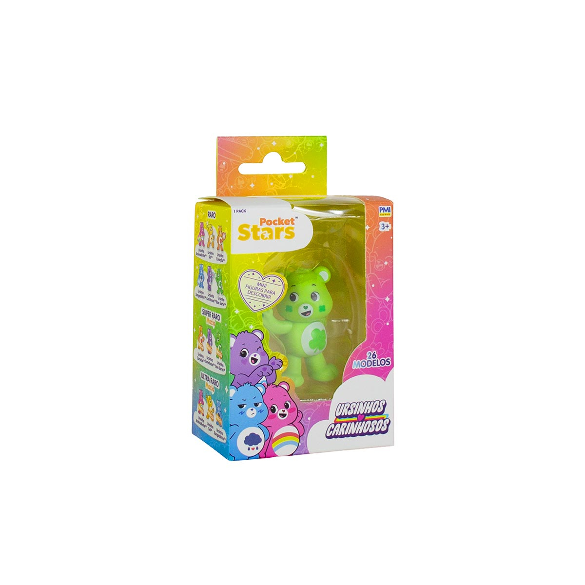 Boneco Ursinho Boa Sorte de 5cm - Ursinhos Carinhosos Boneco Ursinho Boa Sorte de 5cm - Ursinhos Carinhosos