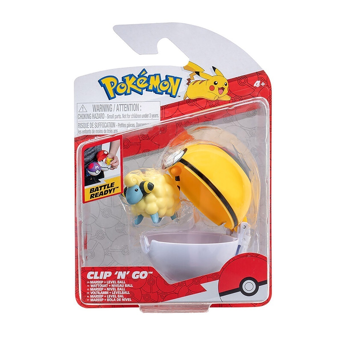 Figura Mareep Com Level Ball - Pokémon