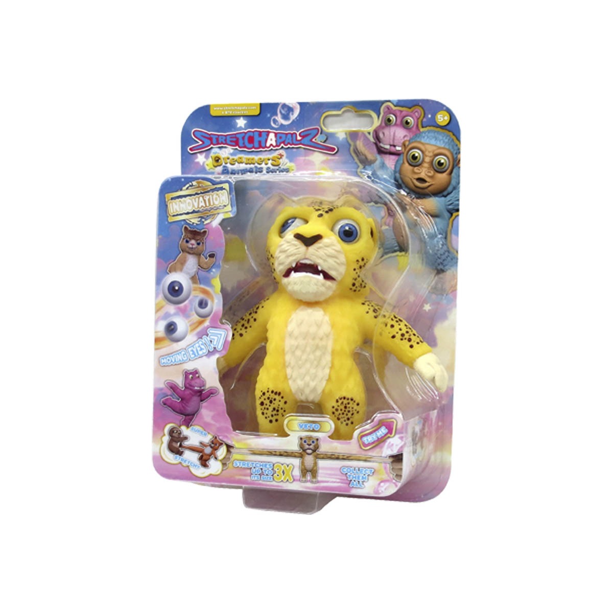 Boneco Elástico Veto 12Cm - Stretchapalz Dreamers Animals