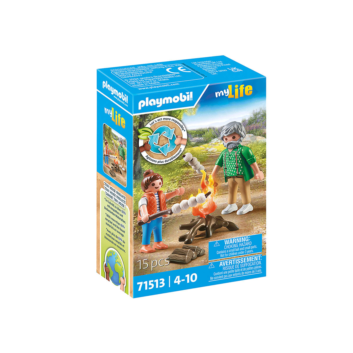 Fogueira com Marshmallows - Playmobil My Life 71513 Fogueira com Marshmallows - Playmobil My Life 71513