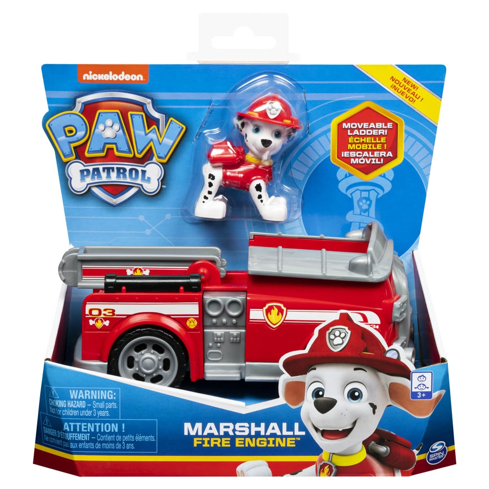 Patrulha Canina - Veículos Com Figura - Marshall