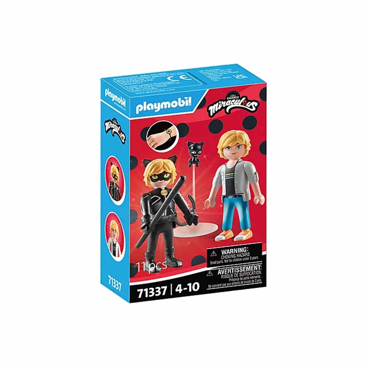 Adrien E Cat Noir - Playmobil Miraculous 71337