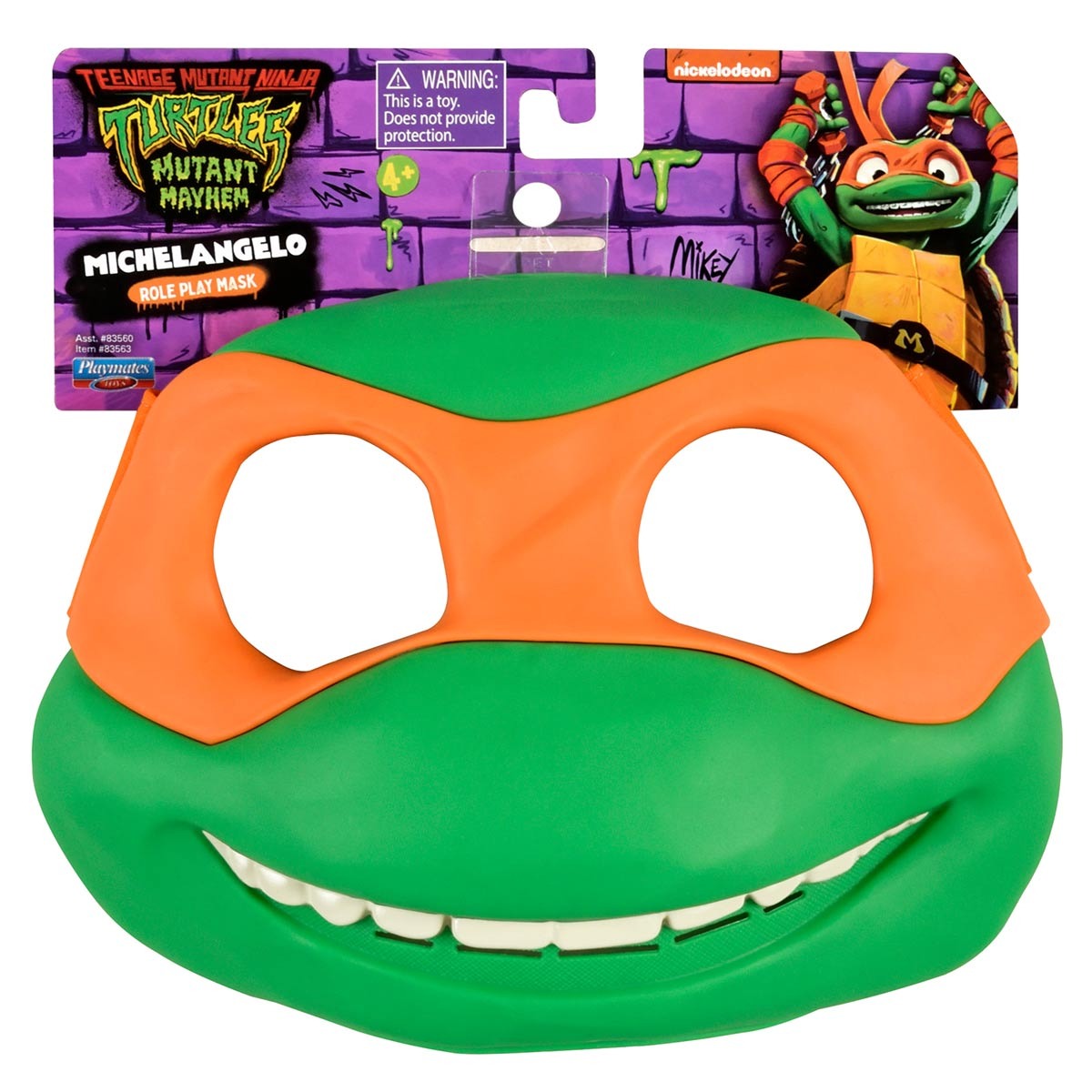 Máscara Role Play Do Michelangelo - As Tartarugas Ninja Máscara Role Play Do Michelangelo - As Tartarugas Ninja
