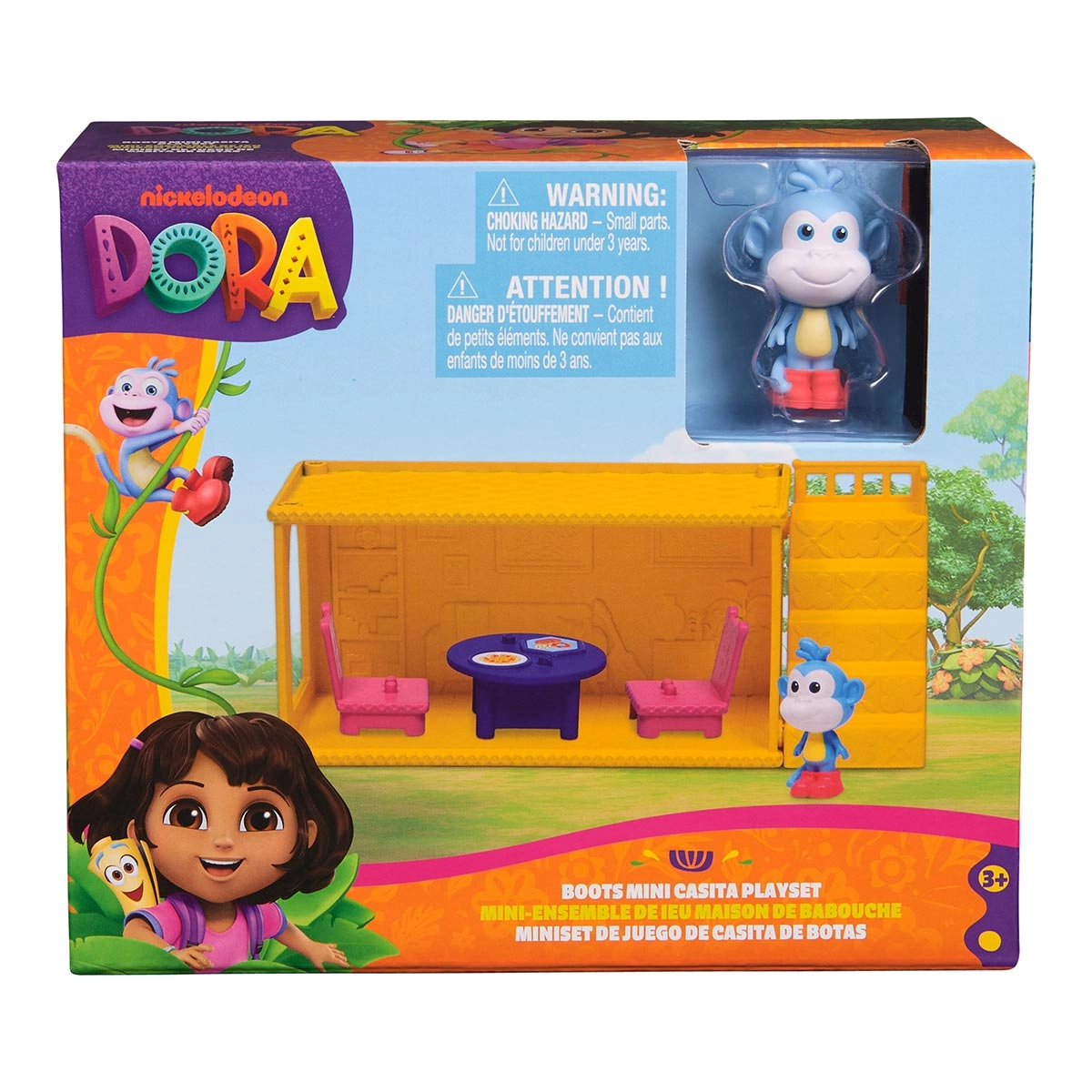 Mini Playset Casita com Boneco Botas - Dora Aventureira Mini Playset Casita com Boneco Botas - Dora Aventureira