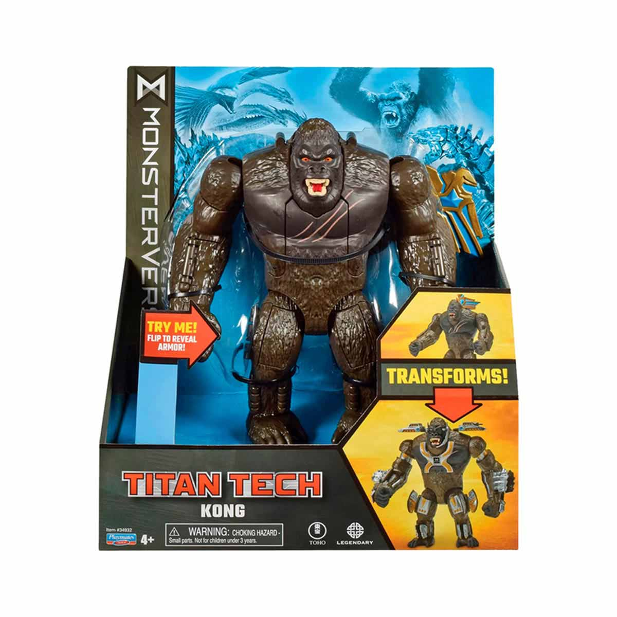 Boneco Titã Tech Kong Monsterverse 20Cm - Godzilla Boneco Titã Tech Kong Monsterverse 20Cm - Godzilla