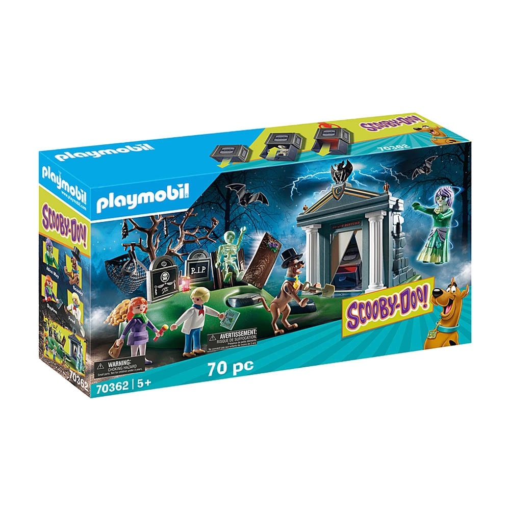 Playmobil - Aventura No Cemitério - Scooby-Doo! - 70362