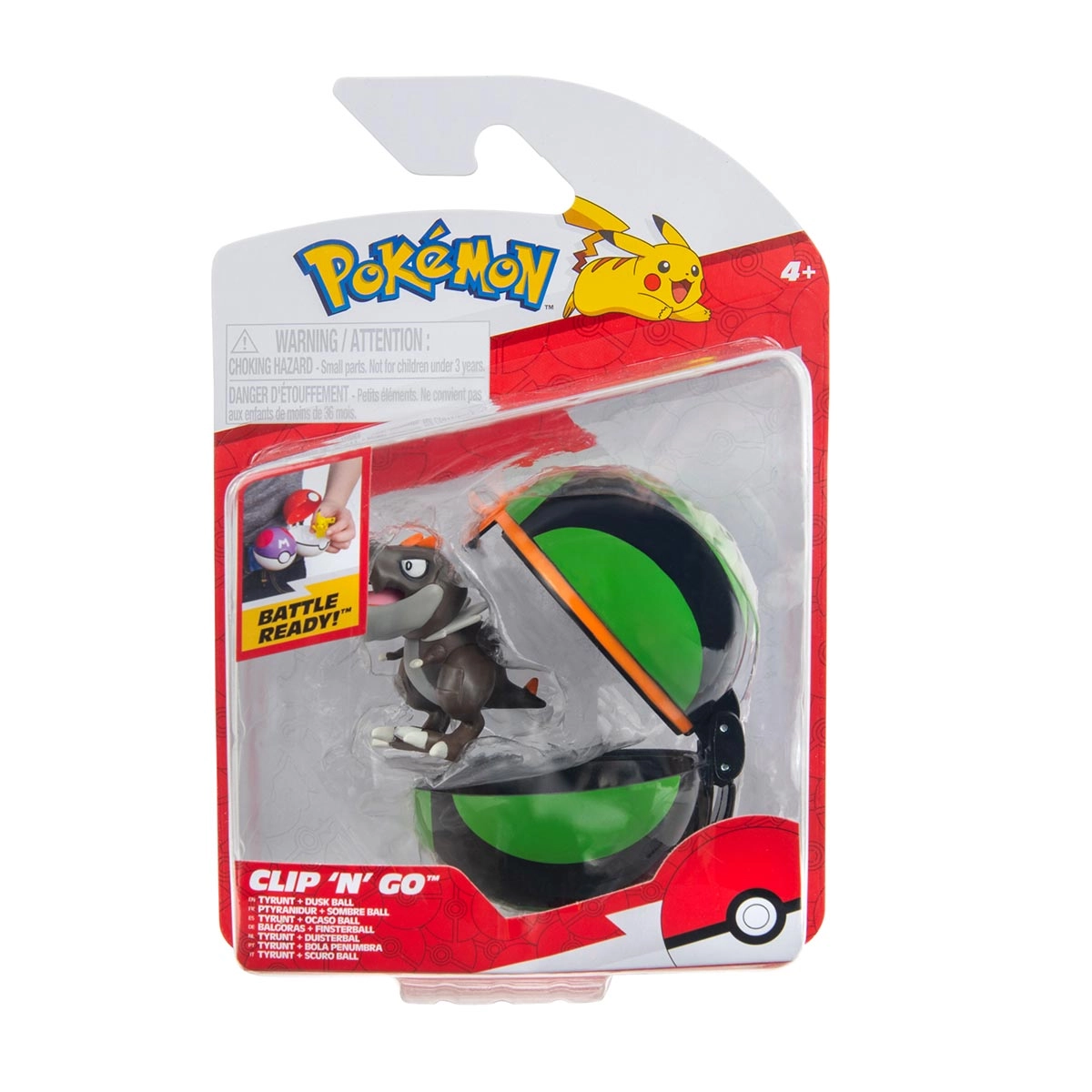 Boneco Tyrunt Com Dusk Ball - Pokémon Boneco Tyrunt Com Dusk Ball - Pokémon