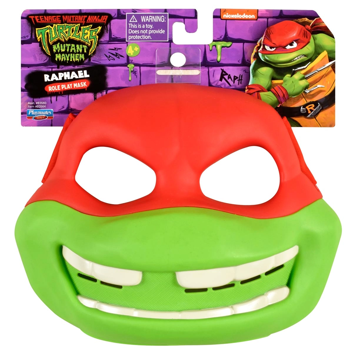 Máscara Role Play Do Raphael - As Tartarugas Ninja