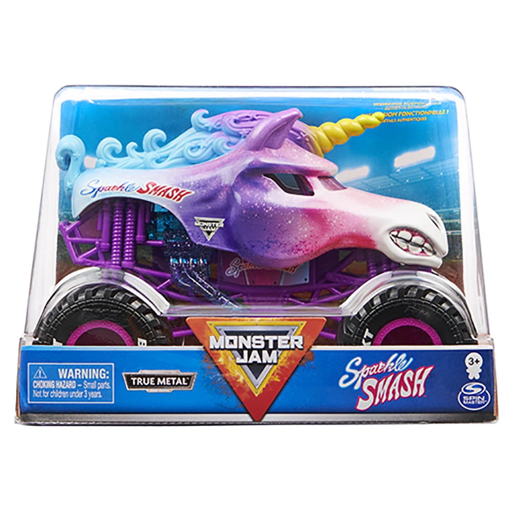 Monster Jam - Escala 1:24 - Veículo - Sparkle Smash Monster Jam - Escala 1:24 - Veículo - Sparkle Smash