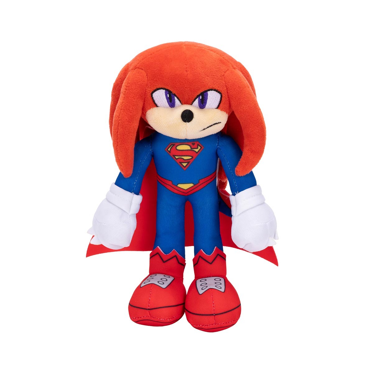 Pelúcia Knuckles Superman de 22cm - Sonic Warner