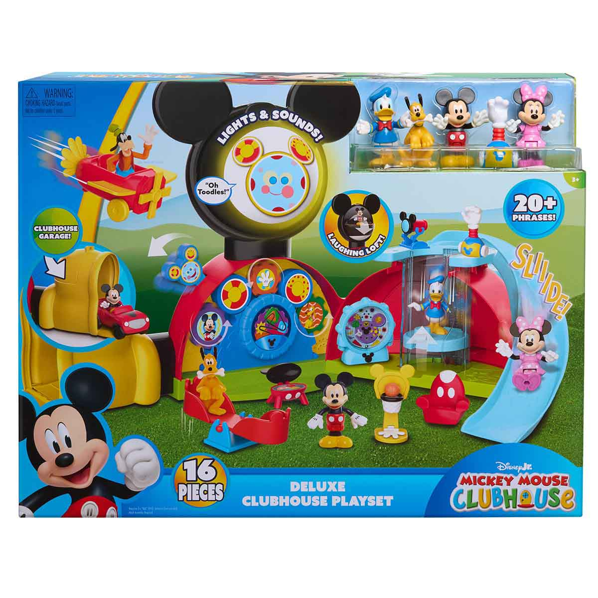 Playset Casa do Mickey Mouse com 5 Bonecos - Disney Jr. Playset Casa do Mickey Mouse com 5 Bonecos - Disney Jr.