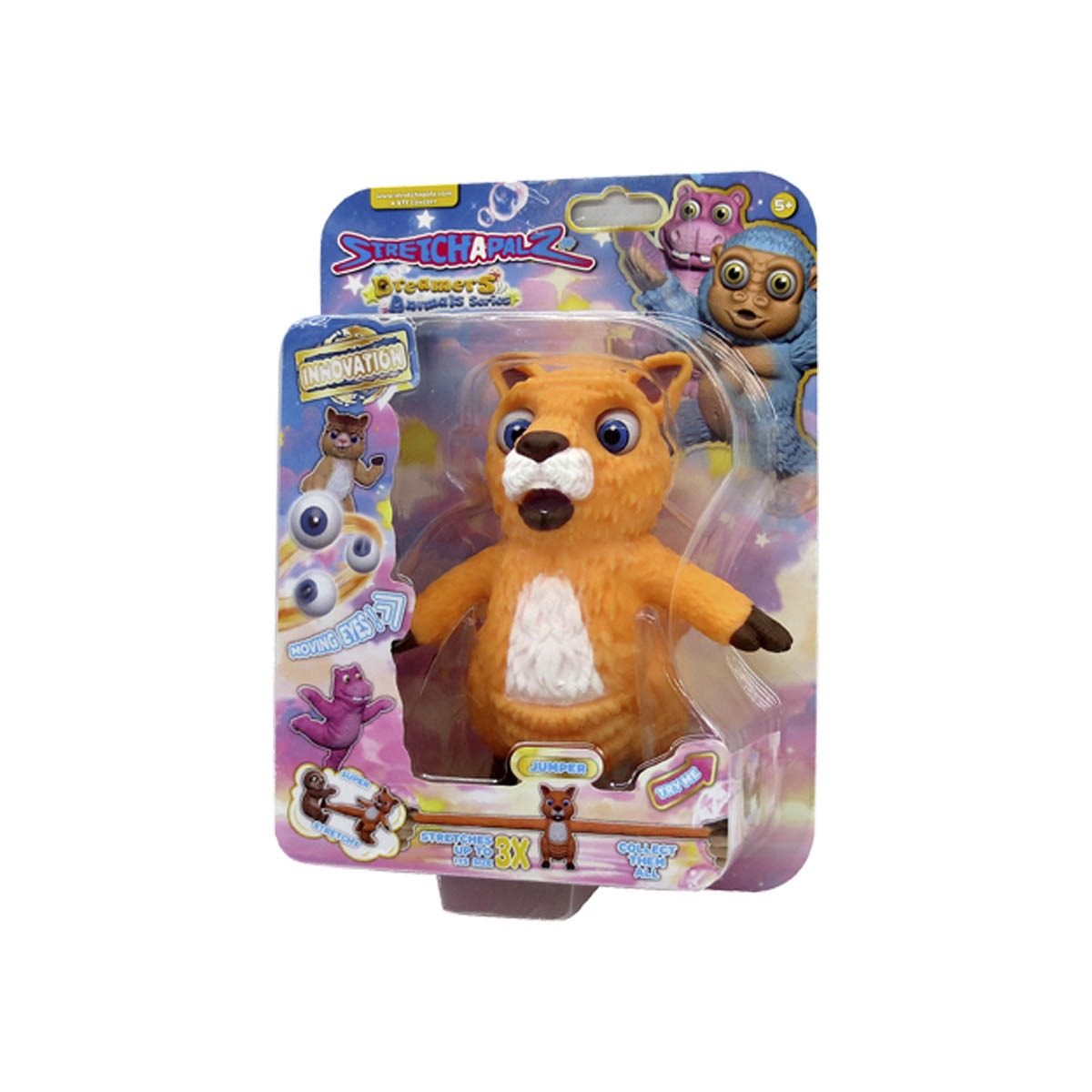Boneco Elástico Jumper 12Cm - Stretchapalz Dreamers Animals