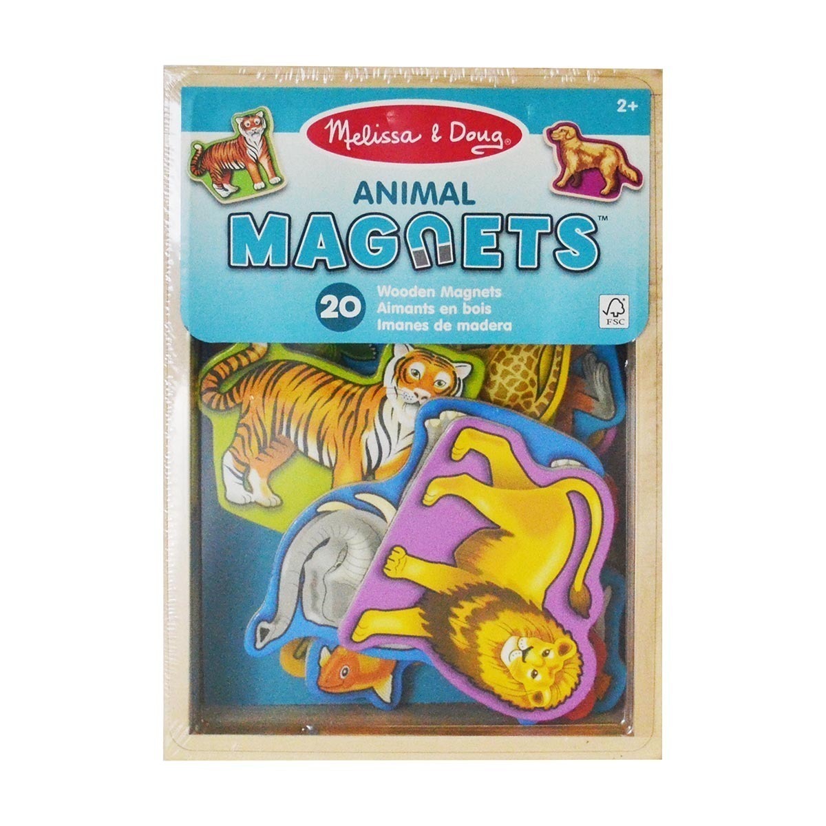 Brinquedo 20 Animais Magneticos de Madeira - Melissa & Doug