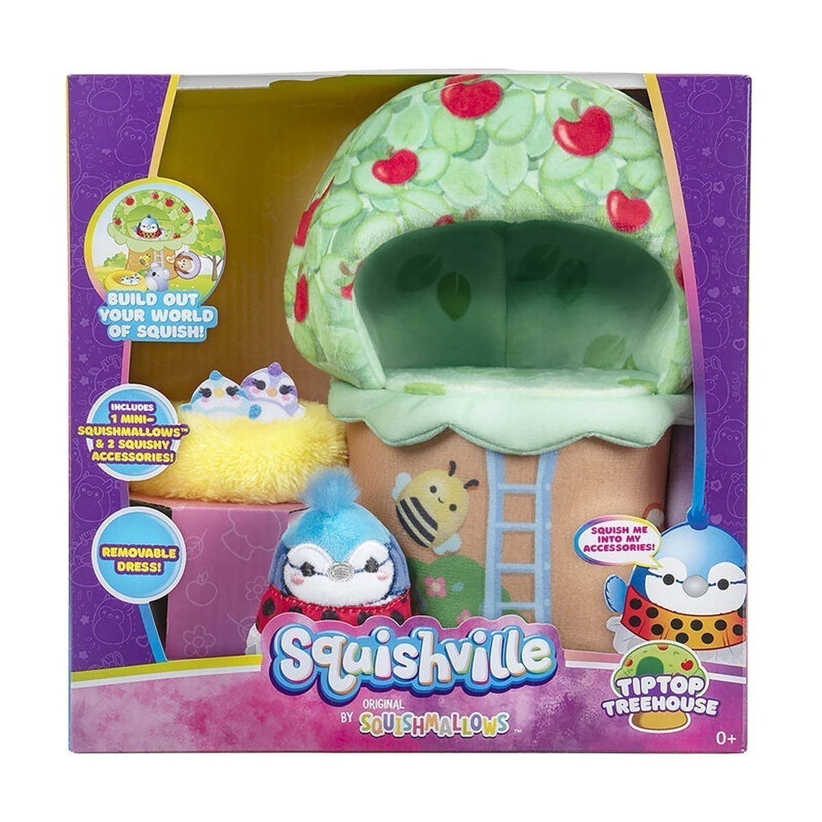 Squishville - Playset Squishmallows - Tip Top Treehouse