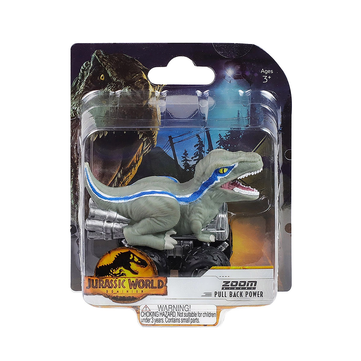 Jurassic World - Carrinho De Dinossauro 7Cm - Blue