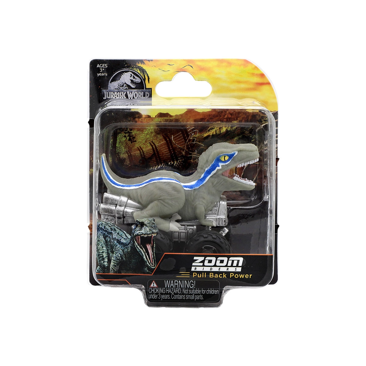 Jurassic World - Carrinho De Dinossauro 7Cm - Blue