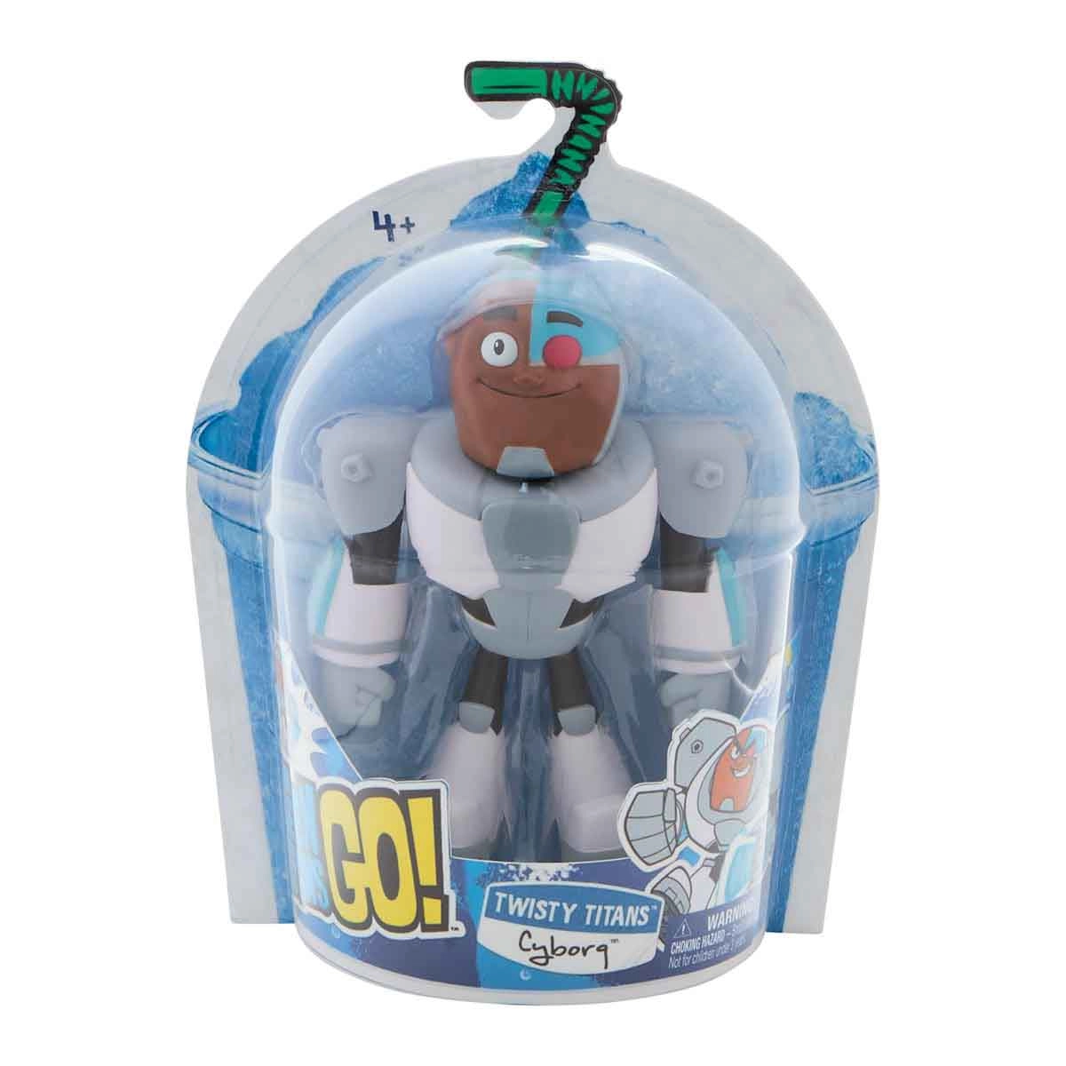 Boneco Articulada Ciborgue De 14Cm - Jovens Titãs Em Ação