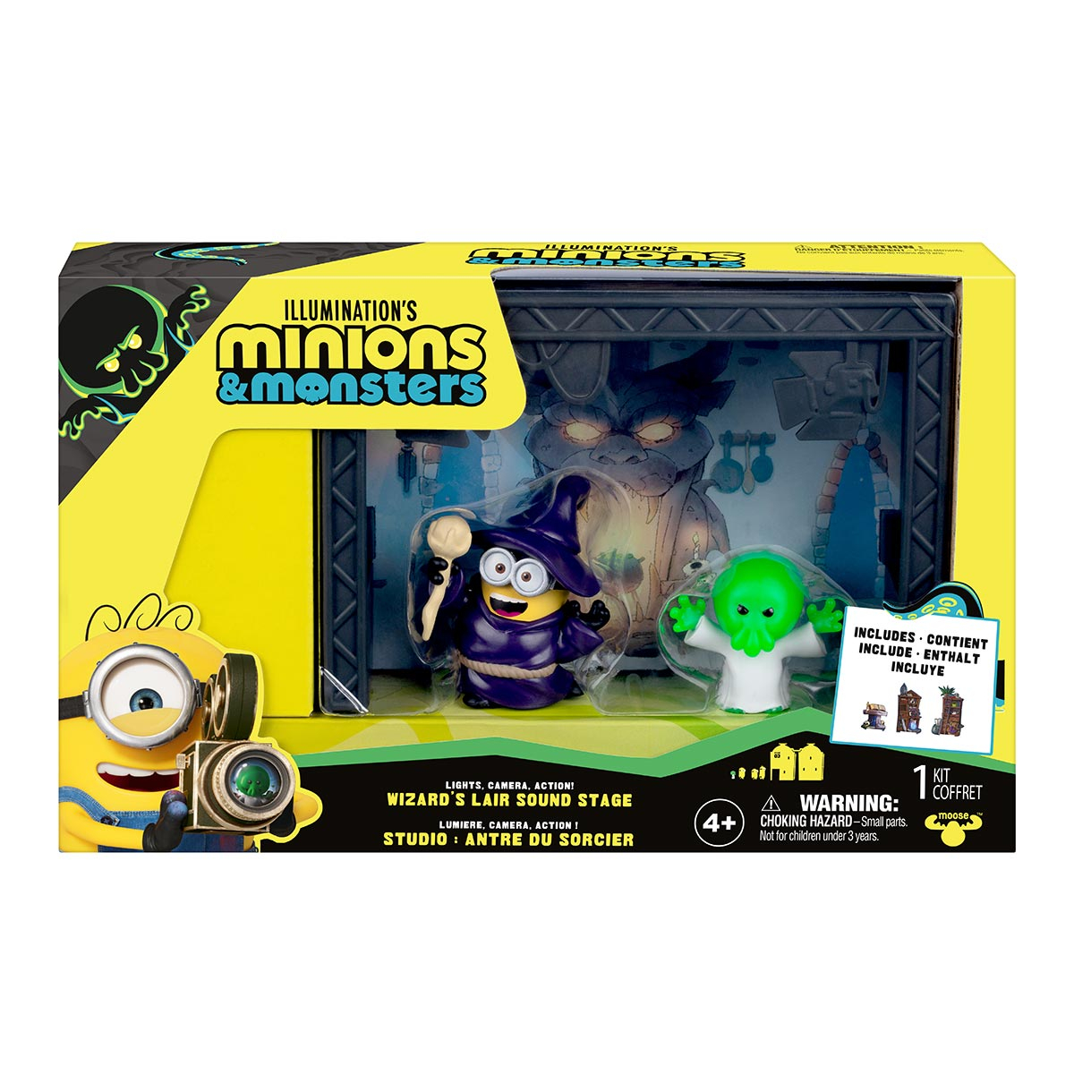 Cenário Toca do Feiticeiro com 2 Bonecos - Minions & Monstros Cenário Toca do Feiticeiro com 2 Bonecos - Minions & Monstros