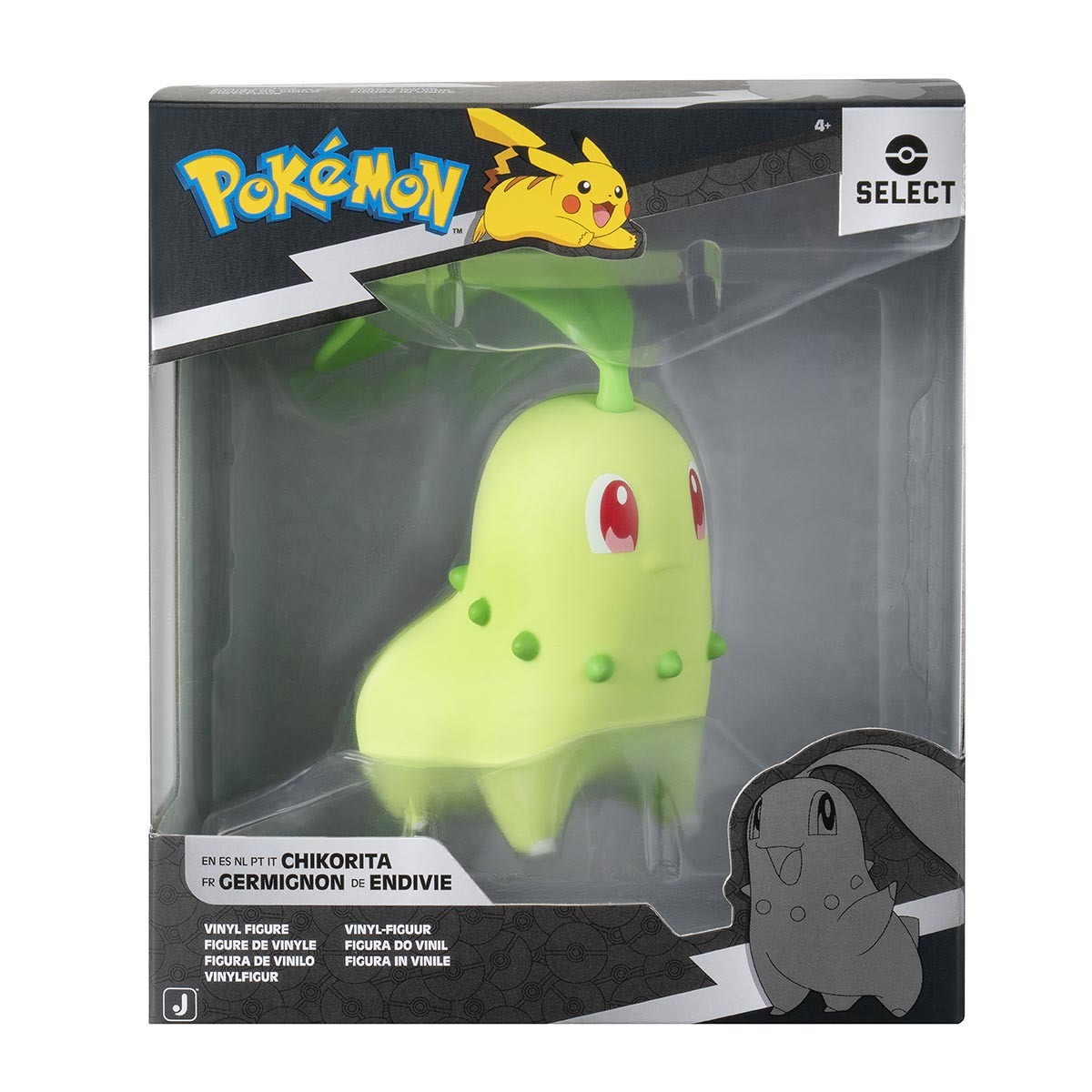 Pokemon - Boneco de Vinil de 9cm - Chikorita