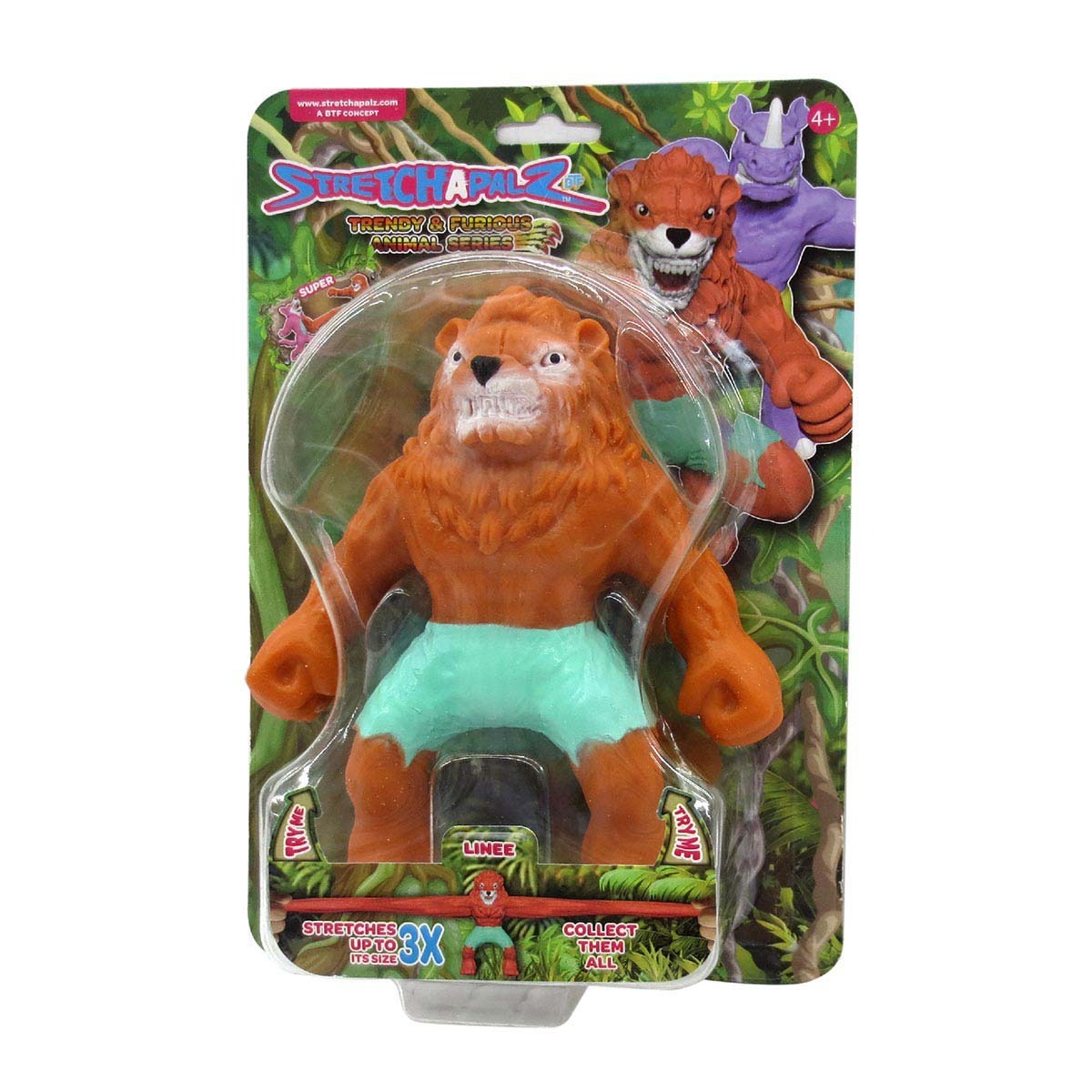 Boneco 14Cm Que Estica Linee - Stretchapalz Monster
