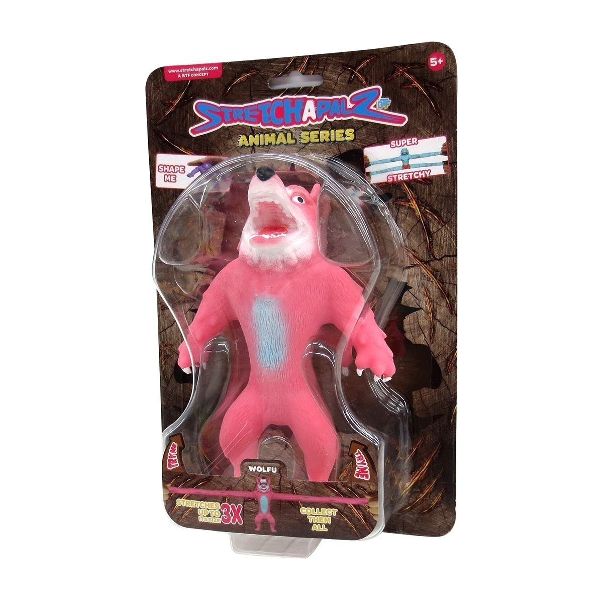 Boneco 14Cm Que Estica Wolfu - Stretchapalz Monster