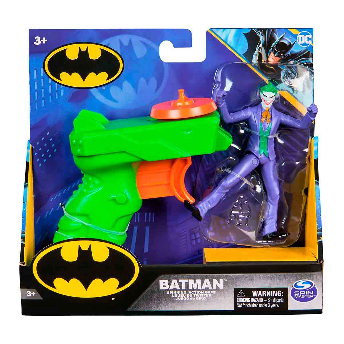 Boneco Coringa De 9Cm Ataque Giratorio - Batman