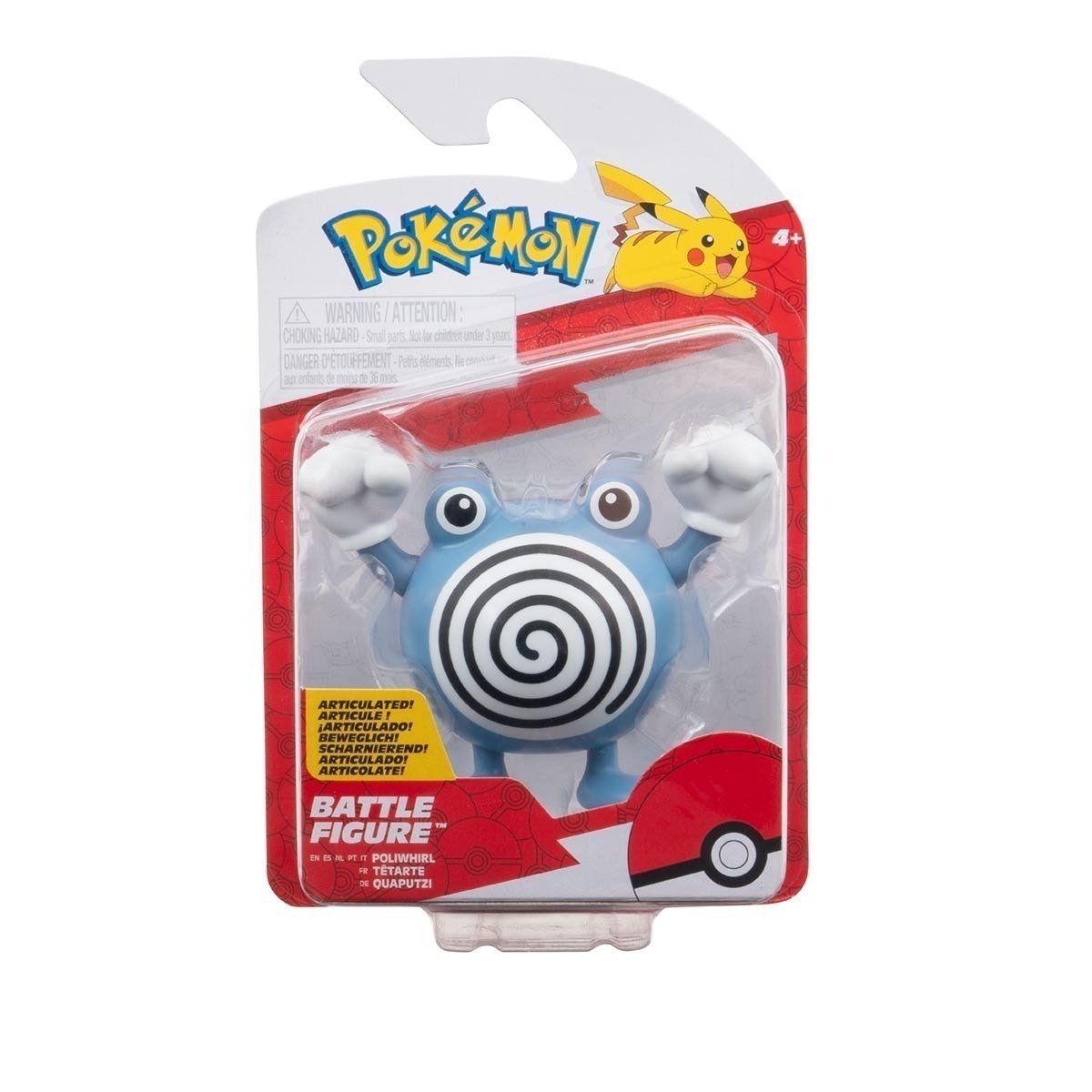 Boneco De Batalha Poliwhirl - Pokemon Boneco De Batalha Poliwhirl - Pokemon