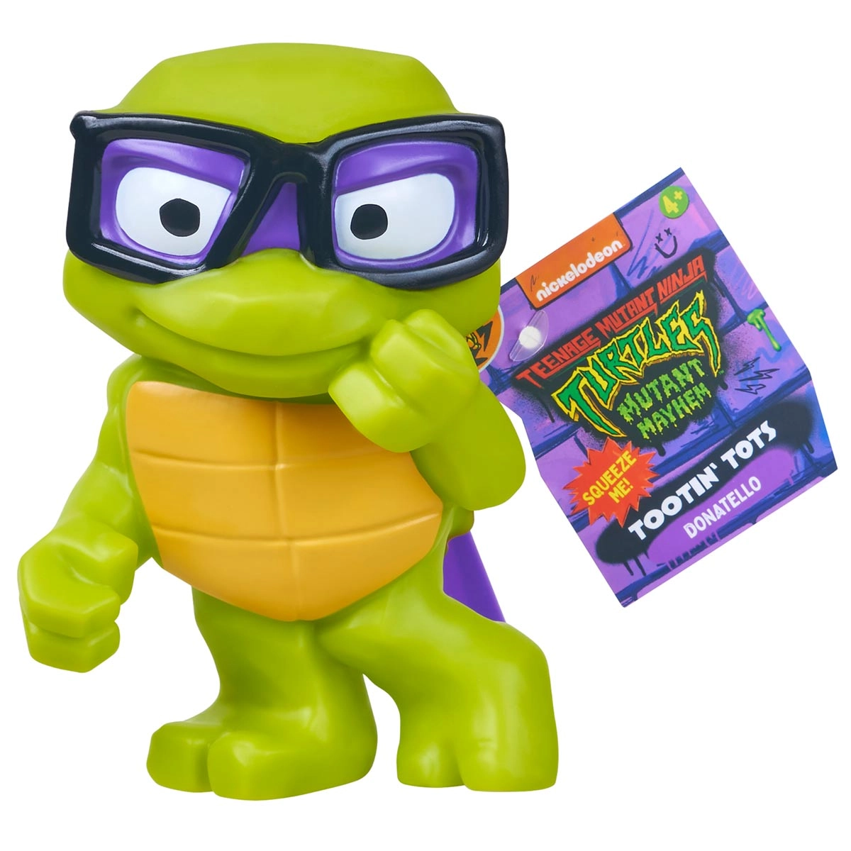 Boneco Donatello Tootin' Turtle Tots - As Tartarugas Ninja