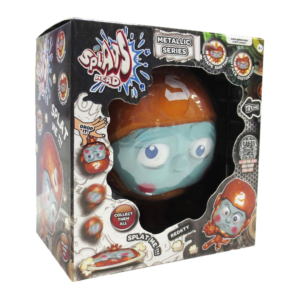 Boneco Elástico Murmily De 10Cm Série Metálica - Splats Head