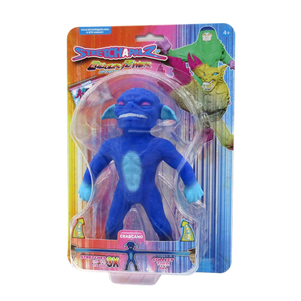 Boneco Elastico De 15Cm Do Crabcano - Stretchapalz Monster