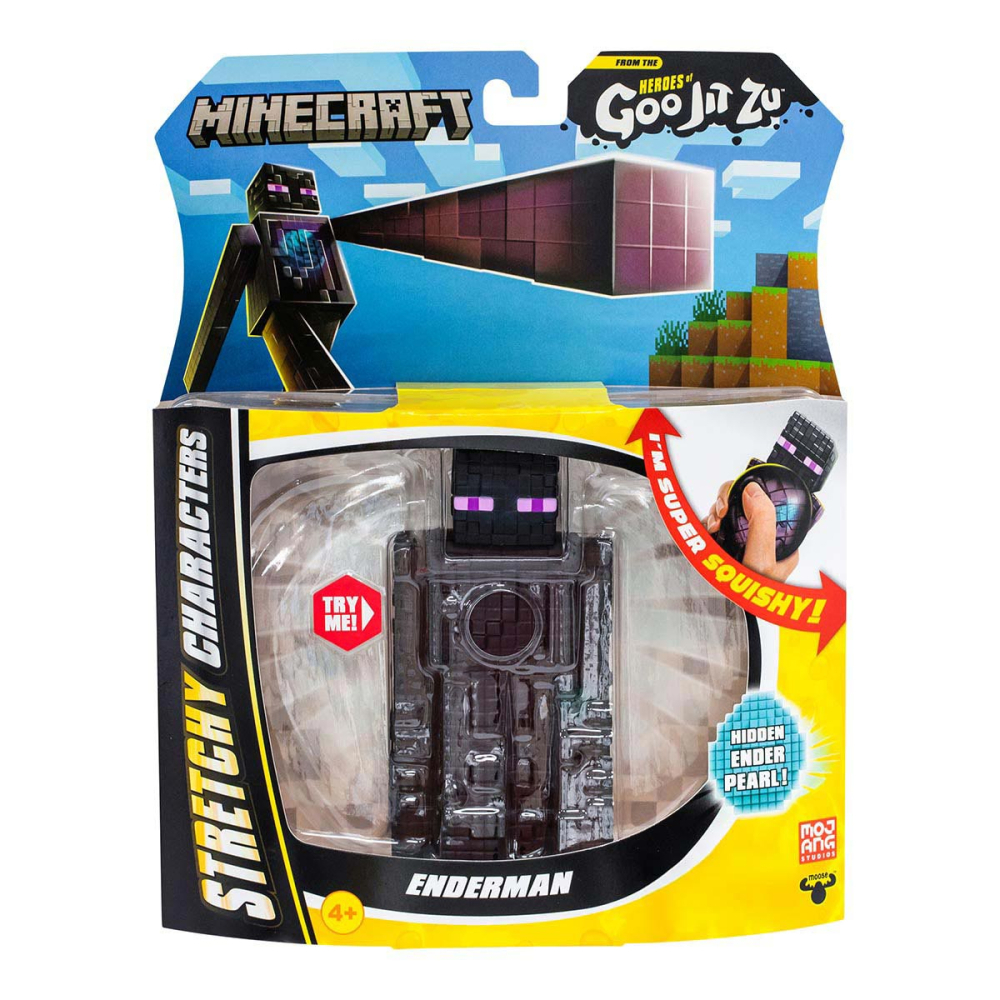 Boneco Elástico do Enderman - Goo Jit Zu Minecraft Boneco Elástico do Enderman - Goo Jit Zu Minecraft