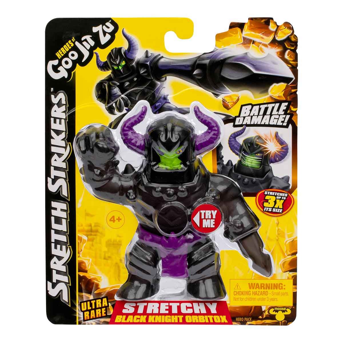 Boneco Elastico Black Knight Orbitox Goo Jit Zu Strikers