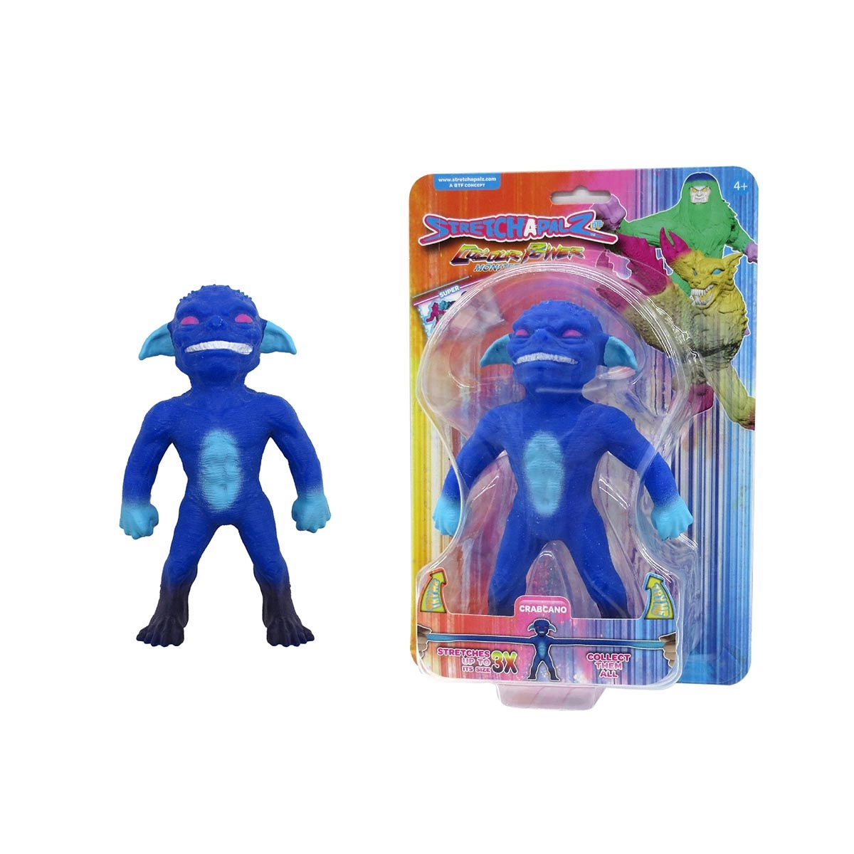 Boneco Elastico De 15Cm Do Crabcano - Stretchapalz Monster