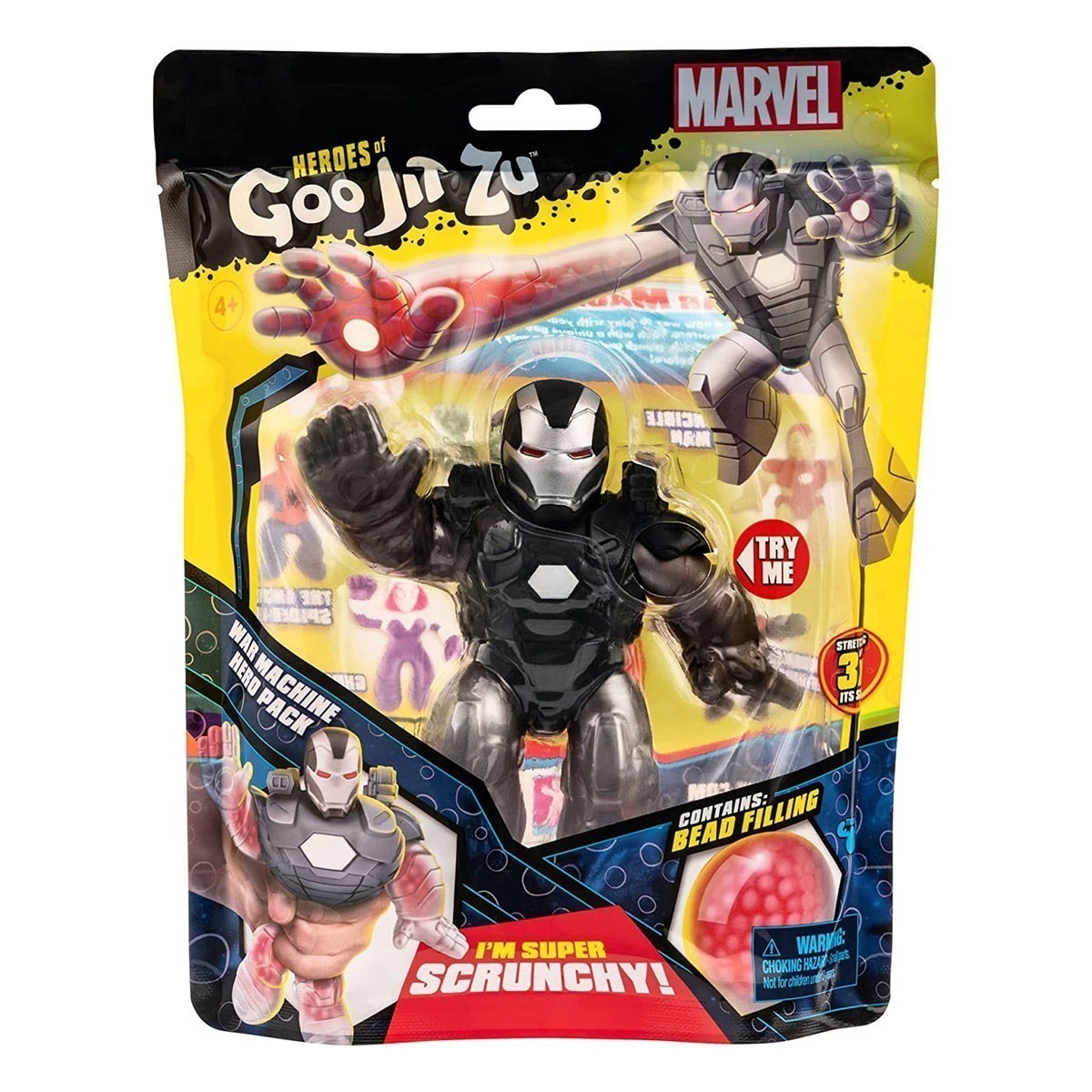 Boneco Elastico Maquina De Combate - Goo Jit Zu Marvel