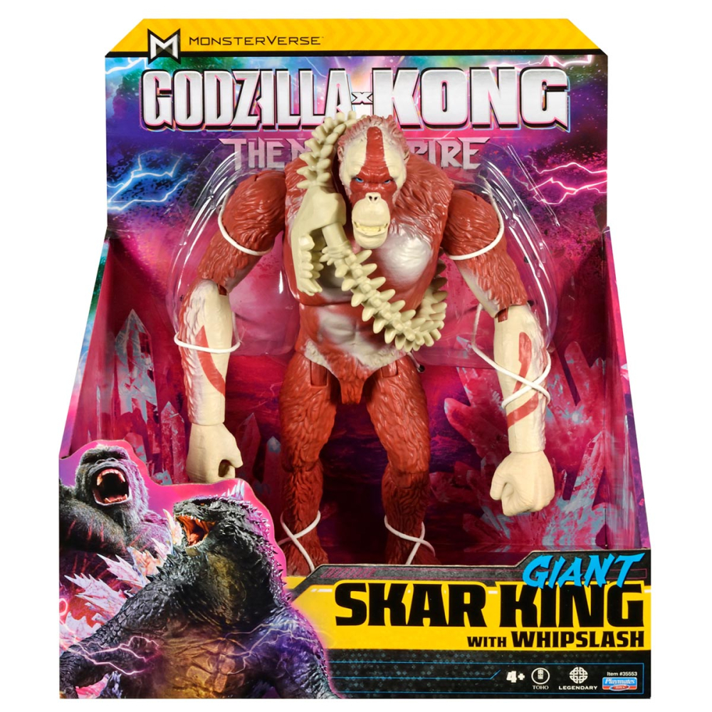 Boneco Gigante Skar King Com Whiplash De 27Cm - Godzilla Boneco Gigante Skar King Com Whiplash De 27Cm - Godzilla