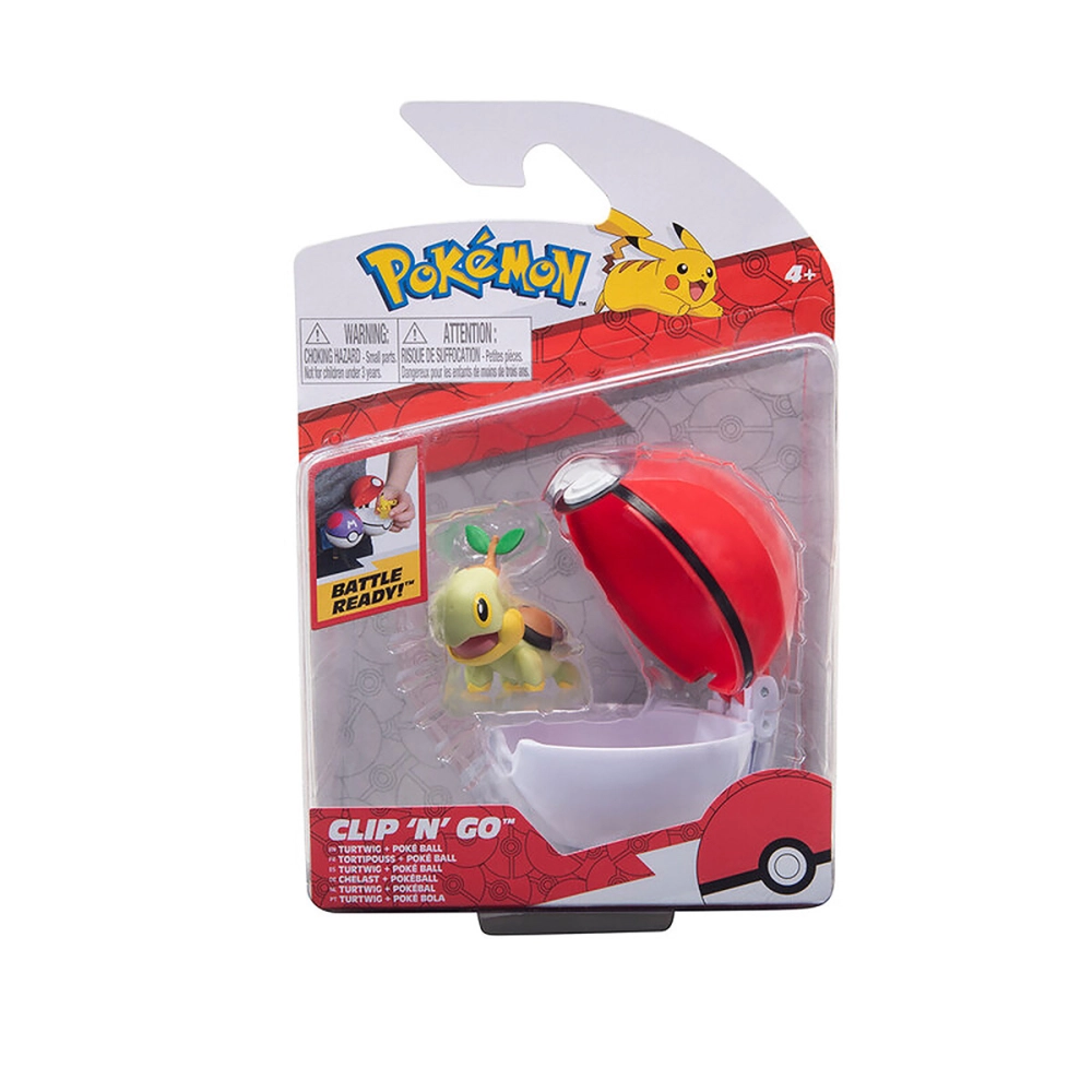 Boneco Pokemon Turtwig + Poke Ball