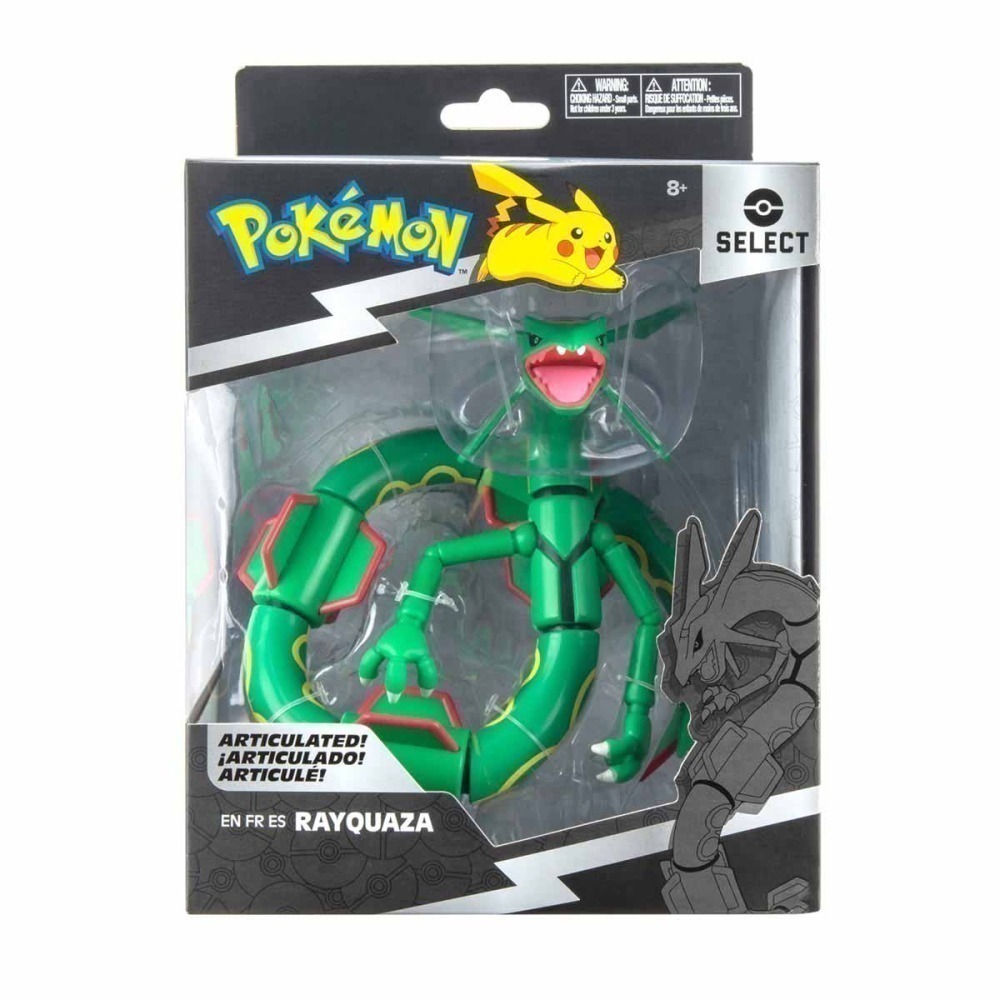 Boneco Super Articulado Rayquaza De 15Cm - Pokemon Boneco Super Articulado Rayquaza De 15Cm - Pokemon