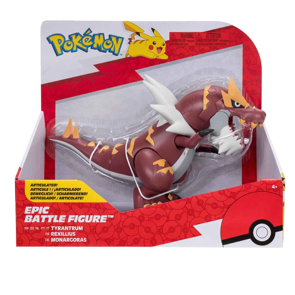 Boneco Tyrantrum De Batalha Epico De 16Cm - Pokemon