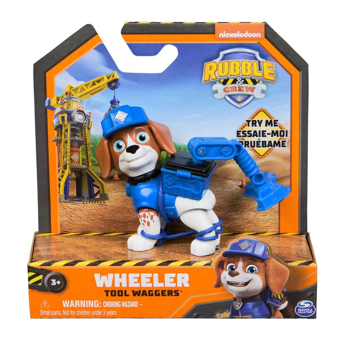 Boneco Wheeler De 6Cm - Rubble E Sua Turma